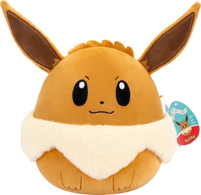 Eevee Squishmallow Pokémon Pluche Knuffel 30 cm