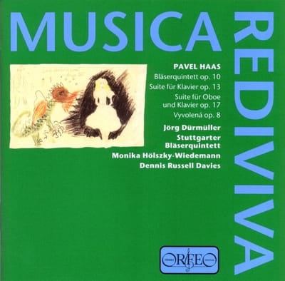Jörg Dürmüller, Stuttgarter Bläserquintett, Monika Hölszky-Wiedemann, Dennis Russell Davies - Haas: Blaserquintett Op. 10/Suite Für Klavier/Suite Für Oboe (CD)