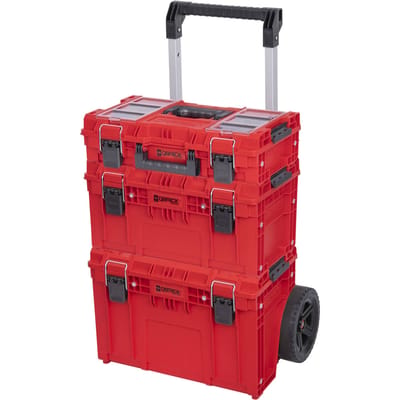 Qbrick Systeem PRIME SET 1 RED ULTRA HD Kar RED ULTRA HD Custom + Gereedschapskist 150 Profi RED Ultra HD Custom + Gereedschapskist 250 Vario RED ULTRA HD Custom