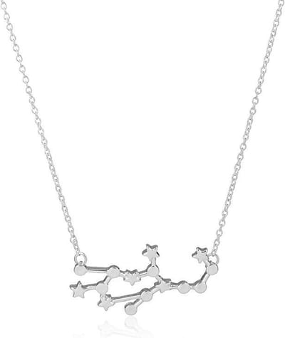 24/7 Jewelry Collection Maagd Ketting - Sterrenbeeld - Horoscoop - Zilverkleurig