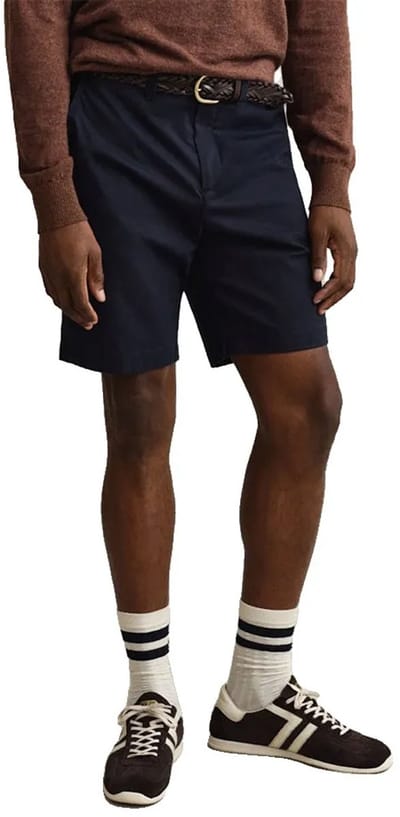 Gant 205620 Regular Fit Chino Shorts Blauw 32 Man