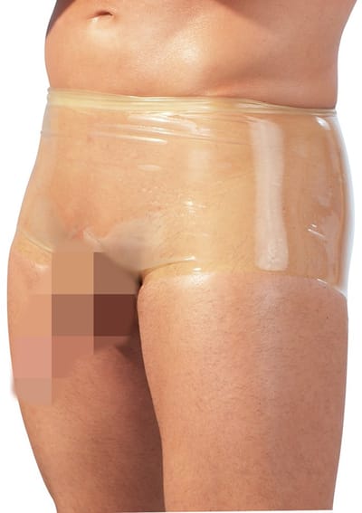The Latex Collection Latex Boxer Met Penissleeve - Transparant