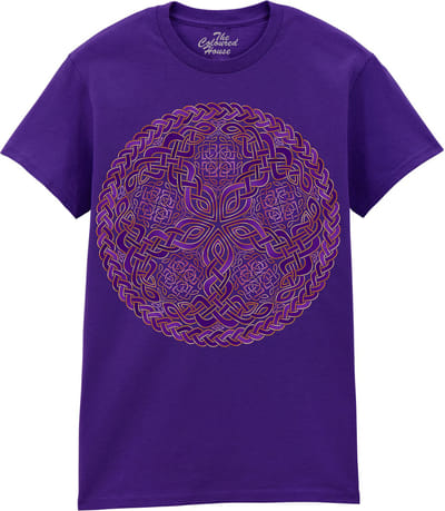 Purple And Gold Knot The Coloured House T-shirt M