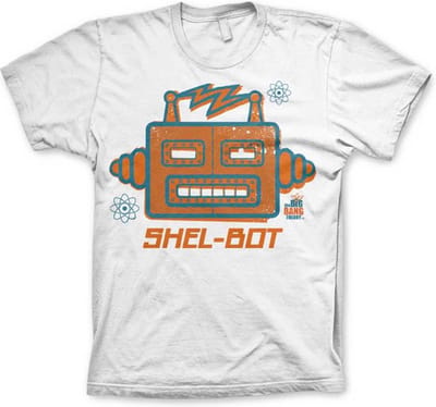 The Big Bang Theory Heren Tshirt -M- Shel-Bot Wit