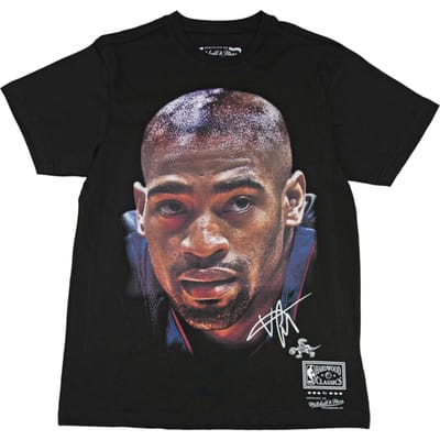 Mitchell And Ness Toronto Raptors NBA Big Face Vince Carter T-shirt Zwart