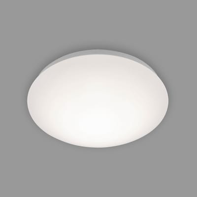 BRILONER - LED Plafonniére - plafondlamp - met warm wit licht 3.000K - 1.200Lm - 12W - wit - Ø28 cm