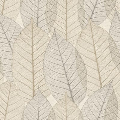 Decoprint Herbarium Behang met grote bladeren - HE27250   5415058080600   Behang