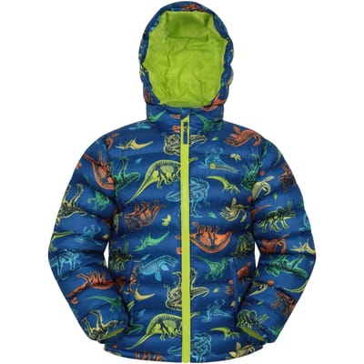 Mountain Warehouse Kinder/Kinder Seizoenen Watercolour Gewatteerde Jas (Donker groenblauw)