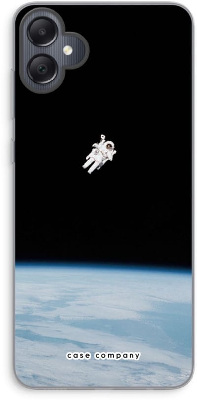 Case Company® - Hoesje geschikt voor Samsung Galaxy A05 hoesje - Alone in Space - Soft Cover Telefoonhoesje - Bescherming aan alle Kanten en Schermrand