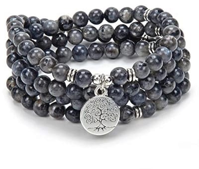 Mala Kralen Armband voor Meditatie en Balans - 108 Kralen Levensboom Armband
