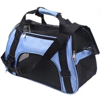 Sac de transport portable pour chien et chat, sac de voyage pour chiot, maille respirante, petit chien, chat, chien, tente d'extérieur, sac à main pour animaux de compagnie 47X30X24cm