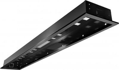 Heatstrip Inbouwframe Behuizing Flushmount Zwart Voor 2400W model type Design met afstandsbediening en/of app