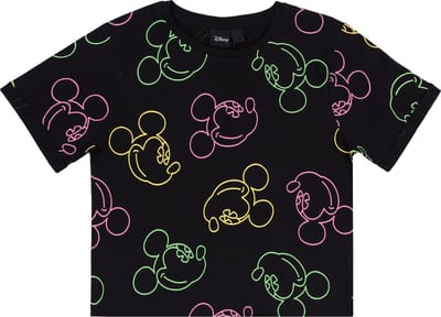 Zwart T-shirt, Top Mickey Mouse DISNEY