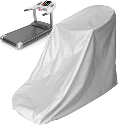 Loopbandafdekking - Fitness beschermhoes - Apparatuur beschermen - Waterafstotend Oxford-weefsel - 168 x 75 x 135 cm - Zilver
