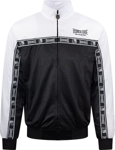100% Hardcore Trainingsjack Essential Wit - Maat: 5XL