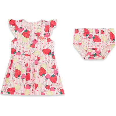 Uitlopende jurk met onderbroekje voor babymeisjes Guess