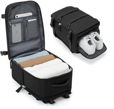 Dailygoods- Rugzak 40x30x20 Waterdicht - Reistas Handbagage - Lichtgewicht - Verstelbaar - Ademend - Comfortabele Draagbaarheid
