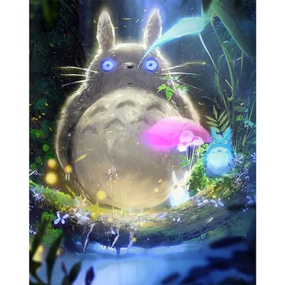 Bricolage 5D point de croix cadeau de noël dessin animé diamant peinture diamant brodé 20X30CM gray