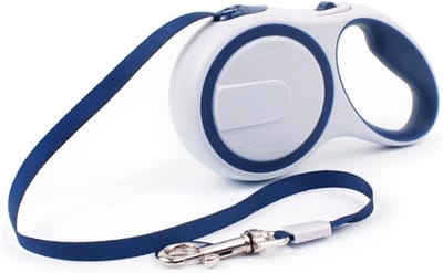 Oprolbare Hondenriem, 3M Hondenriem, Automatische Riem, Reflecterende Touwriem, Flexibele Hondenriem, Hondentrainingsriem For Honden Tot Max. 10 Kg (Color : Blue, Size : 3m)