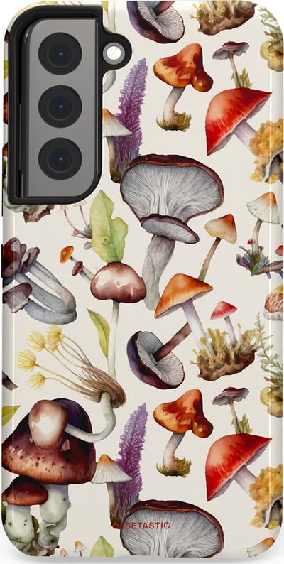 Casetastic Hoesje Geschikt voor Samsung S22 - Stijlvolle Beschermende Duo-layer Case - Herfst spoor