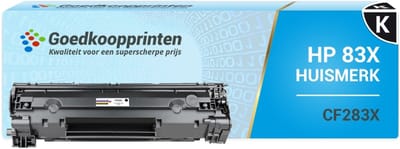 Huismerk HP 83X toner / HP CF283X toner Zwart (2.200 afdrukken)