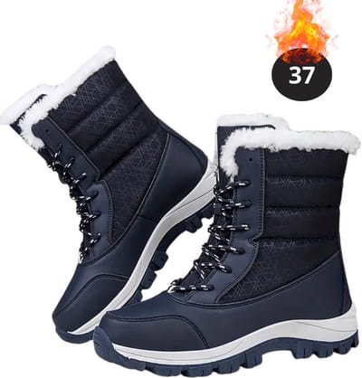 Nivard Snowboots - Sneeuwschoenen - Sneeuwboots - Dames - Wintersport - Ski - Skischoenen - Blauw - 37 - Laarzen