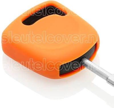 Autosleutel Hoesje geschikt voor Ford - SleutelCover - Silicone Autosleutel Cover - Sleutelhoesje Oranje