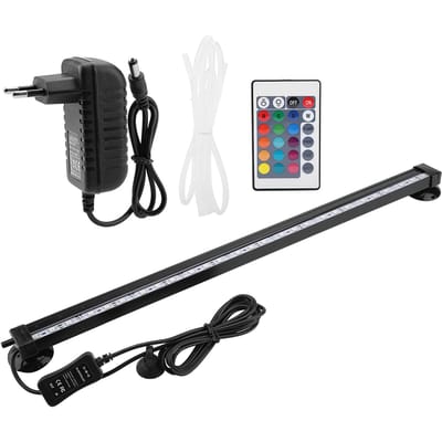 Vissenkom Bubbellamp Onderwater Led Licht met Afstandsbediening Aquarium Licht Kit 16cm