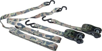 Sjor gordel set - Spanbanden - Vastzetten lading - TÜV/GS getest - 45 m x 25 mm - camouflage