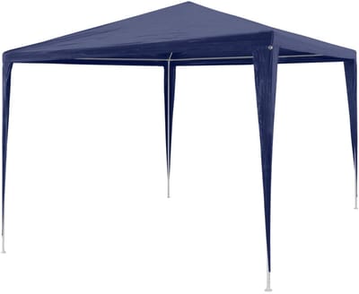 Partytent opvouwbaar - Paviljoen - 3 x 3 m - Easy up - Waterdicht - Weerbestendig - Blauw