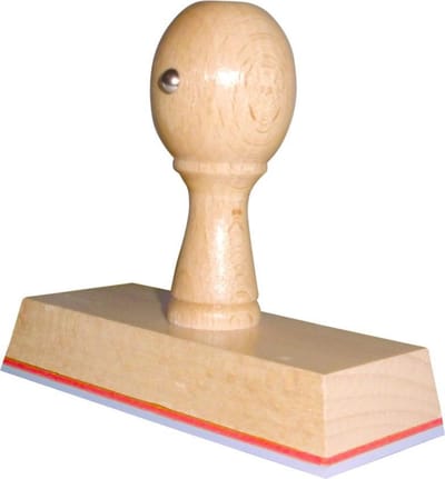 Handstempel 100x40 Mm - Stempels - Stempels volwassenen - Snelle Levering