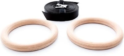 Muscle Power Houten Crossfit Ringen Set