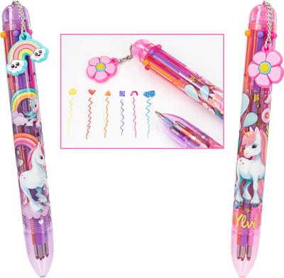 Ylvi en de Minimoomis gelpen met 6 kleuren Schrijfgerief