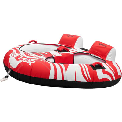 Trekbare Tubes voor Bootvaren, Opblaasbare Boot Tubes en Trekbare Tubes voor 2 Personen, Water Sport Tubes met een Capaciteit van 154 kg om door Boot te Trekken - met 2 Cockpits, Volledig
