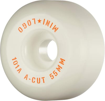 Skateboard Wielen 55mm 101A Wit - Mini Logo A-Cut