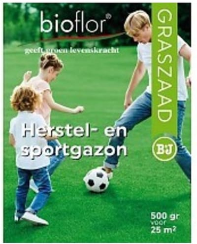 Bioflor graszaad herstel- en sportgazon 250 gr voor 12,5 m2