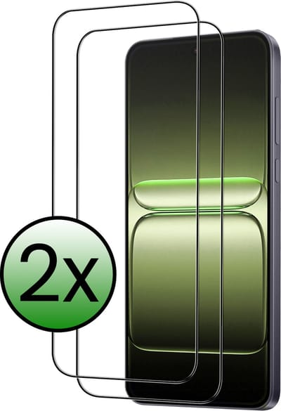 Screenprotector - 2 Stuks Geschikt voor OnePlus Nord 5 - Full Cover - Beschermglas - Gehard Glas - Tempered Glass - Screen Protector