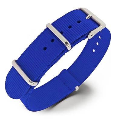 NATO Horlogeband G10 Military Nylon Strap - Blauw 18mm