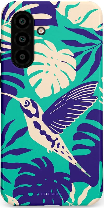 Casetastic Hoesje Geschikt voor Samsung A56 / A36 - Stijlvolle Beschermende Duo-layer Case - Paradijs Kolibrie