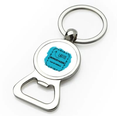 Akyol - liefste bonusvader van de wereld flesopener - Vader - de liefste bonusvader - vader cadeautjes - vaderdag - verjaardag - geschenk - kado - 9 bij 3 cm