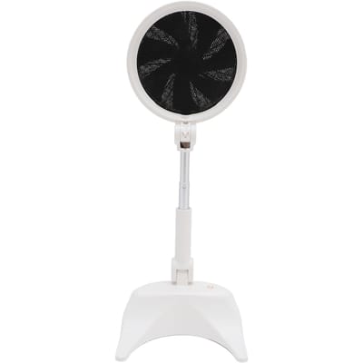 Draagbare Afzuigkap Wit Opvouwbaar Hoogte Verstelbaar Compact Plug-in Meerdere Snelheden Afneembare Ventilator white