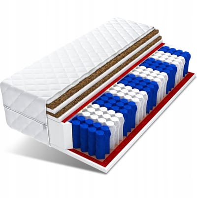 HOME MAX DOUBLE Matras 90x200cm - Pocketvering & Kokos