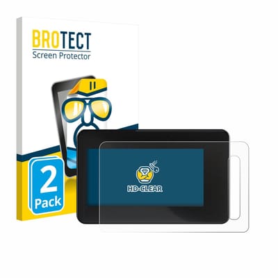 BROTECT - Screenprotector voor Shimano Steps SC-EN600 - Folie Beschermfolie transparant 2 Stuks