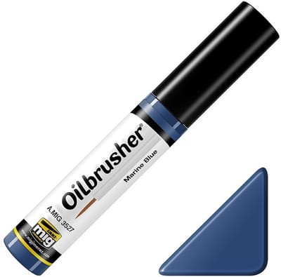 AMMO by Mig Jimenez Hobbyverf Enamel verf - MIG 3527 Oilbrusher Marine Blue Oilbrusher(s) - 10 ml