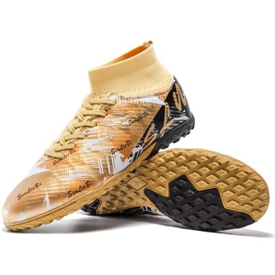 Hoge Voetbalschoenen Heren Voetbalschoenen Professionele Voetbalveld Noppen Tiener Atletische Sneakers Voetbaltraining 40