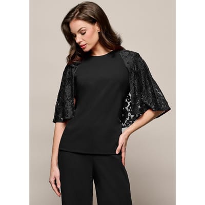 Katherina Top Zwart