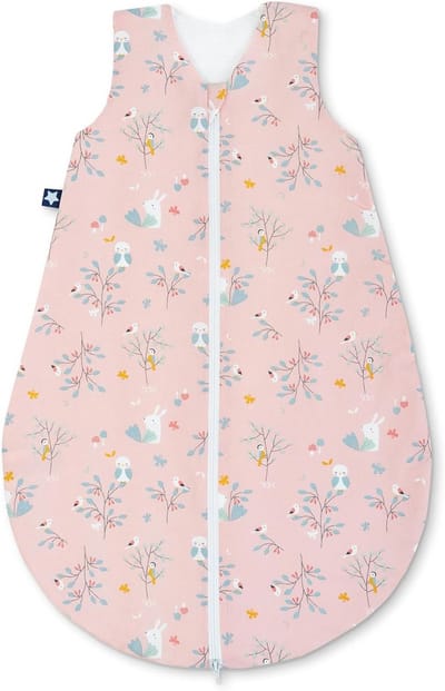 Babyslaapzak voor het hele jaar door van 100% katoen, 70 cm, 6-12 maanden, Oeko-Tex gecertificeerd