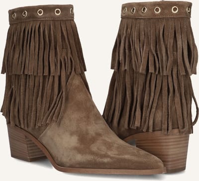 LINA LOCCHI Az52 1 Enkellaarsjes - Enkelboots met rits - Dames - Bruin - Maat 37