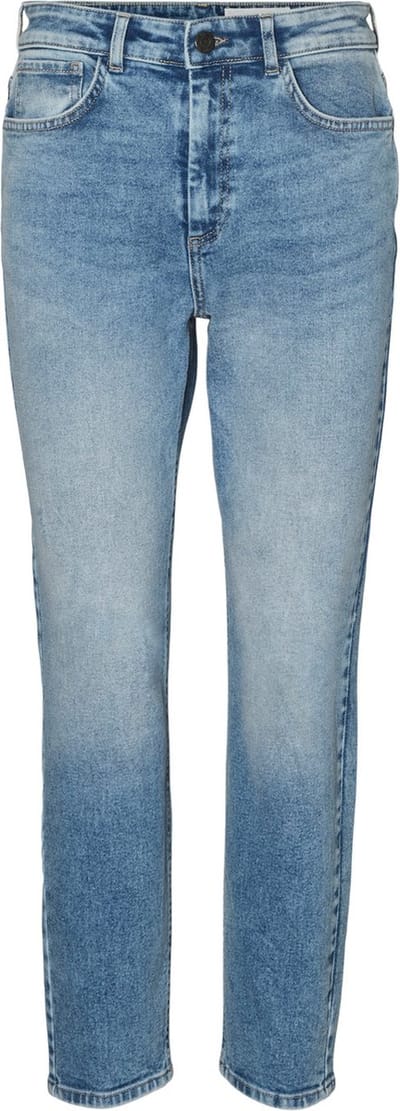 Noisy may Jeans Nmmoni Hw Ank Jeans Az236lb Noos 27023701 Light Blue Denim Dames Maat - W26 X L30