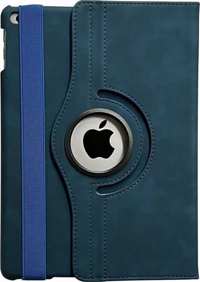 CaseBoutique Bookcase hoesje geschikt voor iPad Pro 12.9 (2e gen)/Pro 12.9 - Donkerblauw - Kunstleer